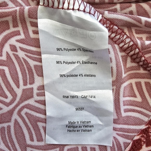 Motherhood Maternity - Red & Pink Wrap Dress - Picture 7 of 7